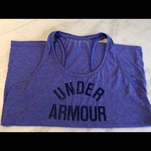 Under Armour purple racerback tank